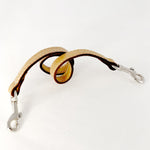 Load image into Gallery viewer, Leather key lanyard in saddle tan coiled
